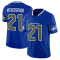 Davalo S.Seahawks #21 Devon Witherspoon Player Royal Rivalries Vapor Limited Home Game Stitched Jerseys
