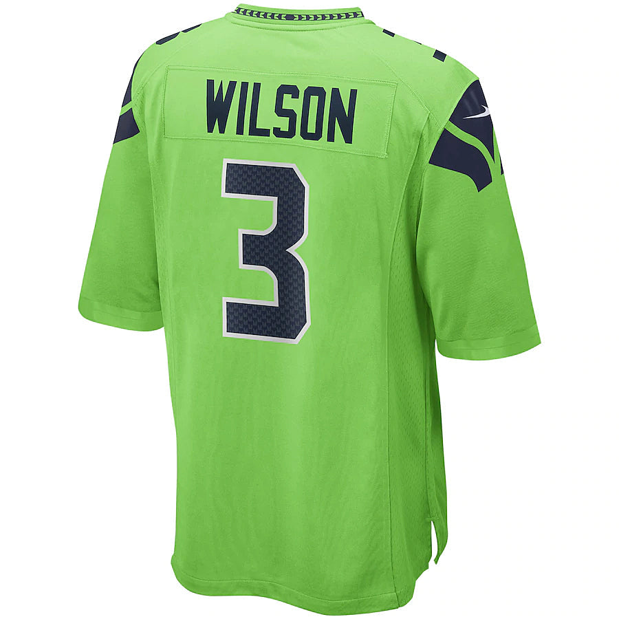 Davalo S.Seahawks #3 Nick Emmanwori Player Green Game Football Jerseys