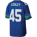 Davalo S.Seahawks #45 Kenny Easley Mitchell & Ness Royal Legacy Replica Jersey