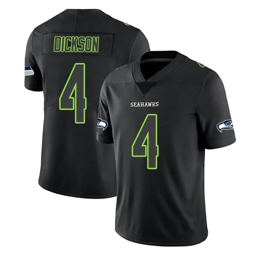 Davalo S.Seahawks #4 Michael Dickson Player Black Impact Limited Home Game Stitched Jerseys