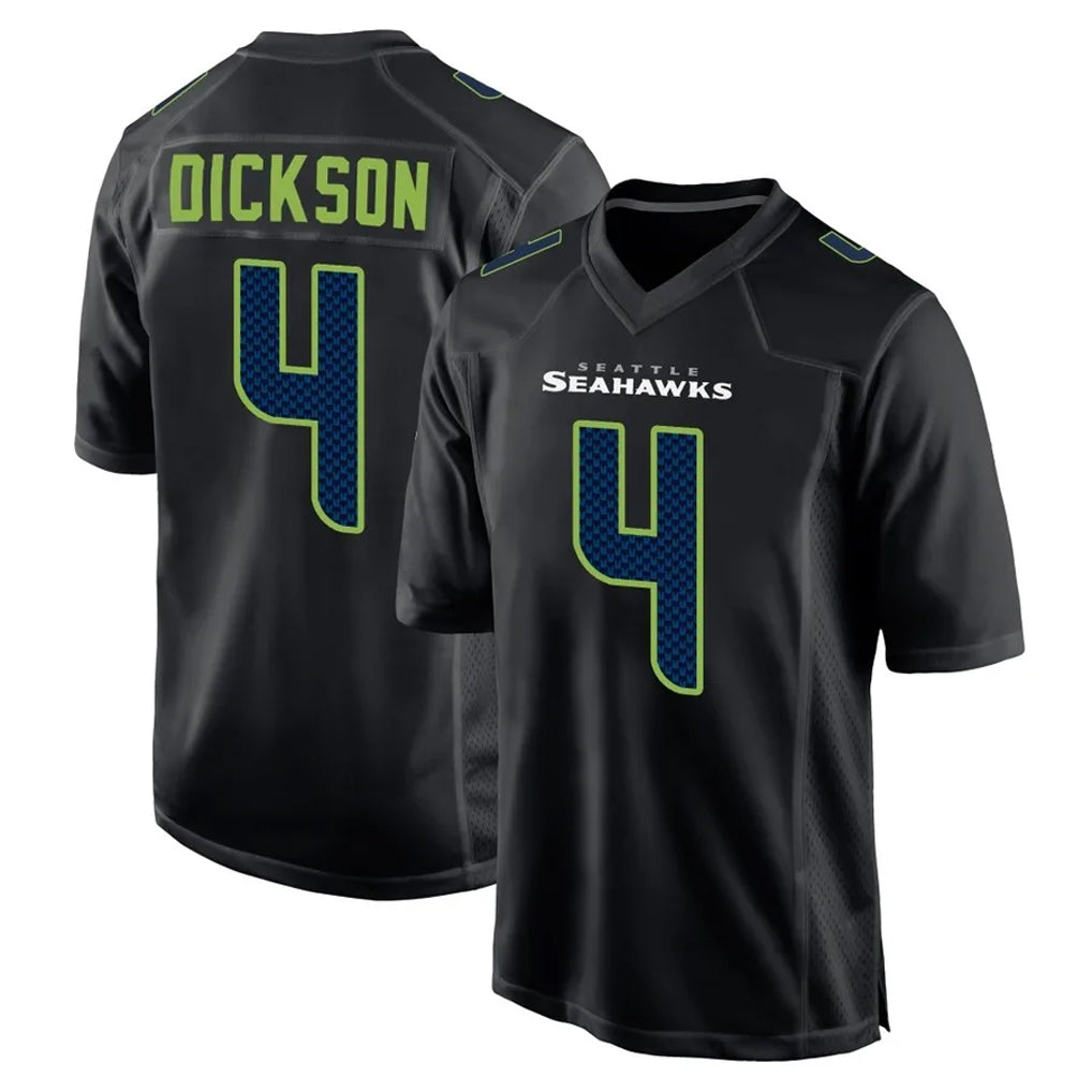 Davalo S.Seahawks #4 Michael Dickson Player Black Limited Fashion Home Game Stitched Jerseys