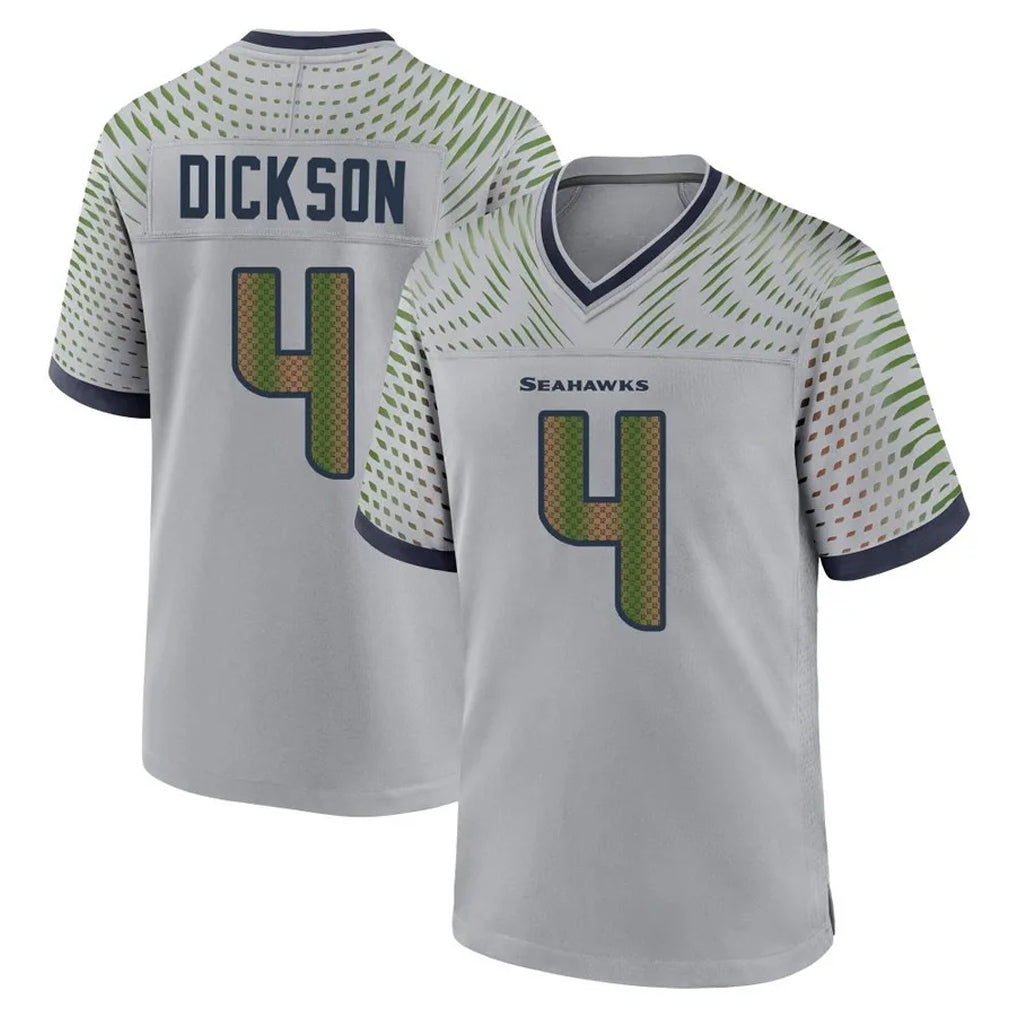 Davalo S.Seahawks #4 Michael Dickson Player Grey 2025 Rivalries Collection Home Game Stitched Jerseys