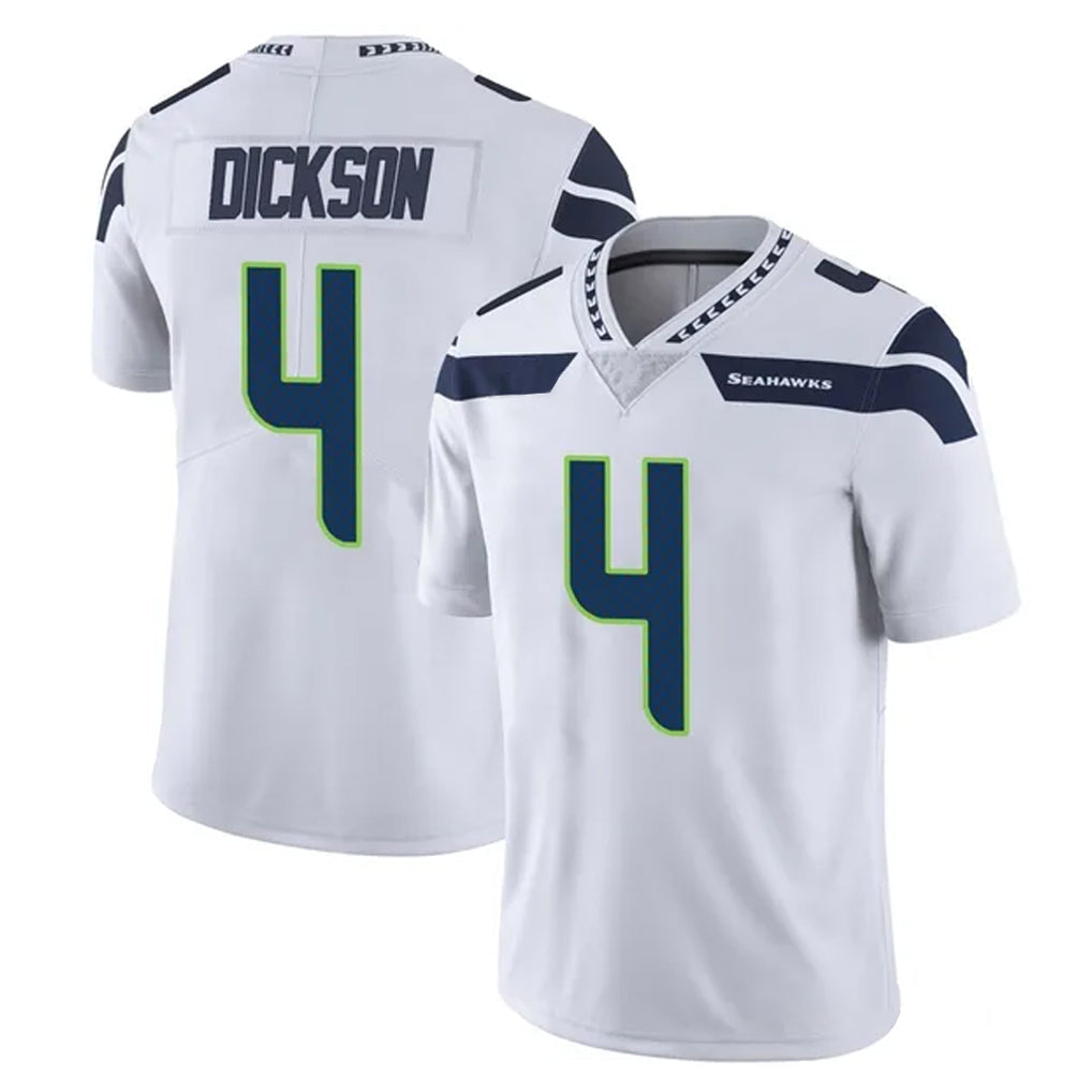 Davalo S.Seahawks #4 Michael Dickson Player White Limited Vapor Untouchable Home Game Stitched Jerseys