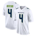 Davalo S.Seahawks #4 Michael Dickson Player White Tundra Fashion Home Game Stitched Jerseys