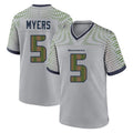 Davalo S.Seahawks #5 Jason Myers Player Grey 2025 Rivalries Collection Home Game Stitched Jerseys