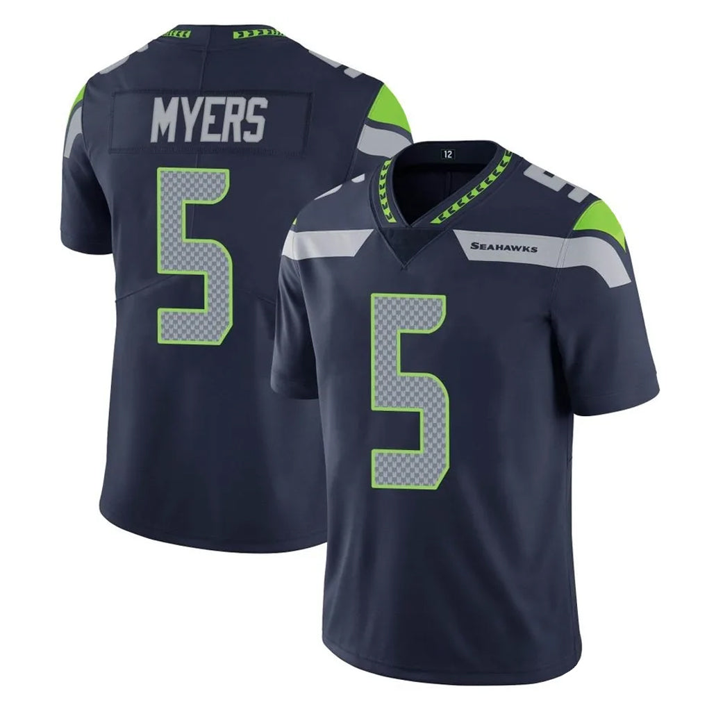 Davalo S.Seahawks #5 Jason Myers Player Navy Limited Vapor Untouchable Home Game Stitched Jerseys