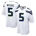 Davalo S.Seahawks #5 Jason Myers Player White Home Game Stitched Jerseys