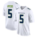 Davalo S.Seahawks #5 Jason Myers Player White Tundra Fashion Home Game Stitched Jerseys