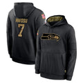 Davalo S.Seahawks #7 Uchenna Nwosu Player Black Salute to Service Hoodies Limited Game Stitched Jerseys