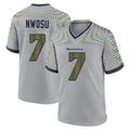 Davalo S.Seahawks #7 Uchenna Nwosu Player Grey 2025 Rivalries Collection Home Game Stitched Jerseys
