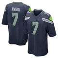 Davalo S.Seahawks #7 Uchenna Nwosu Player Navy Home Game Stitched Jerseys