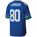 Davalo S.Seahawks #80 Steve Largent Mitchell & Ness Royal Big & Tall 1985 Retired Player Replica Jersey