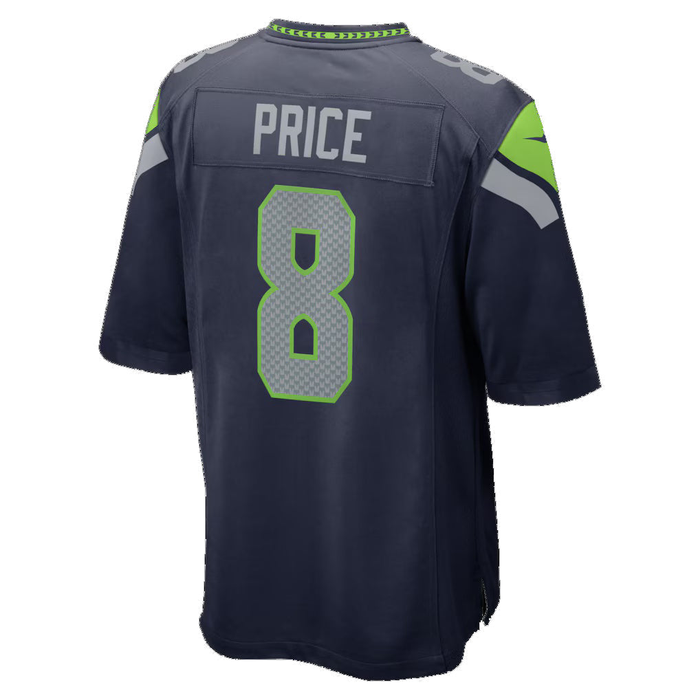 Davalo S.Seahawks #8 Jadarian Price College Navy 2026 Draft First Round Pick No. 32 Team Game Stitched Jerseys