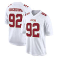 Davalo SF.49ers #92 Osa Odighizuwa Player White Fashion Home Game Stitched Jerseys