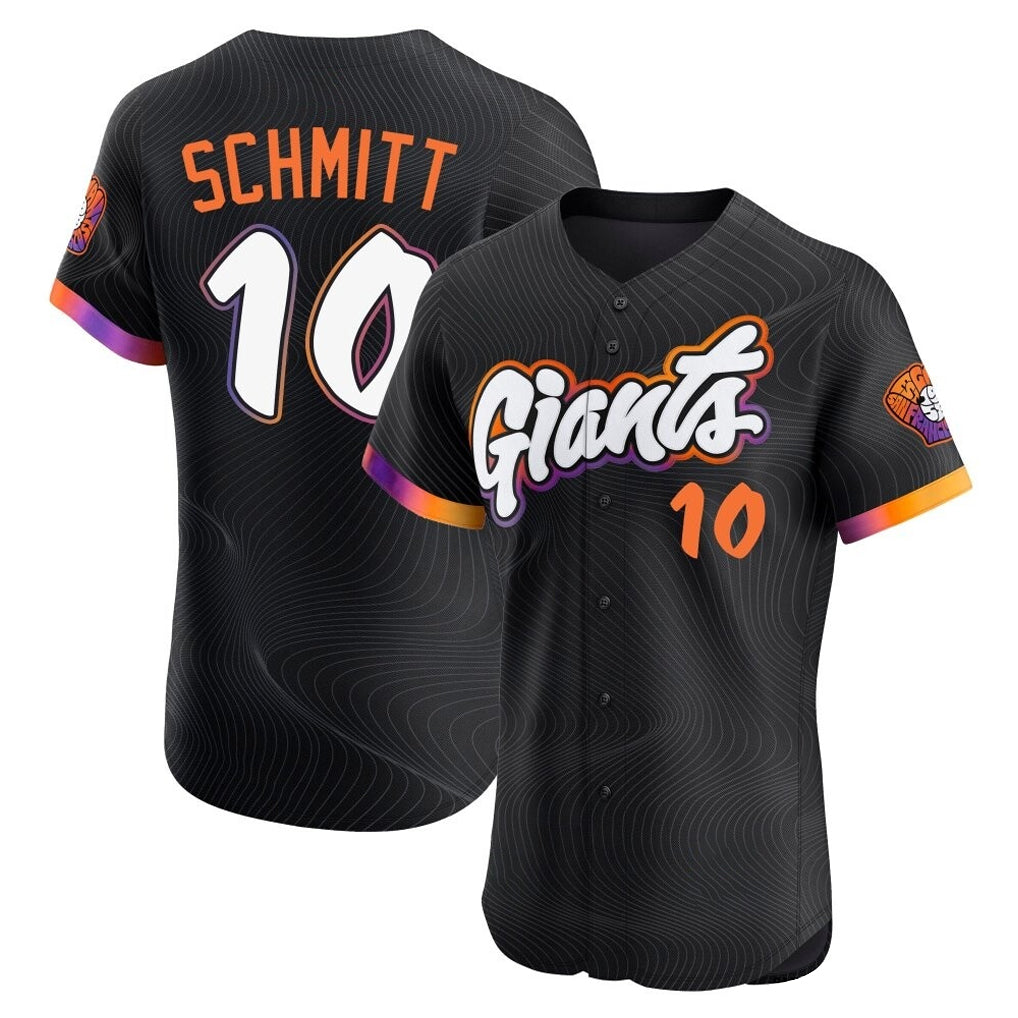 Davalo SF.Giants #10 Casey Schmitt Player Black 2025 City Connect Home Limited Elite Stitched Jerseys