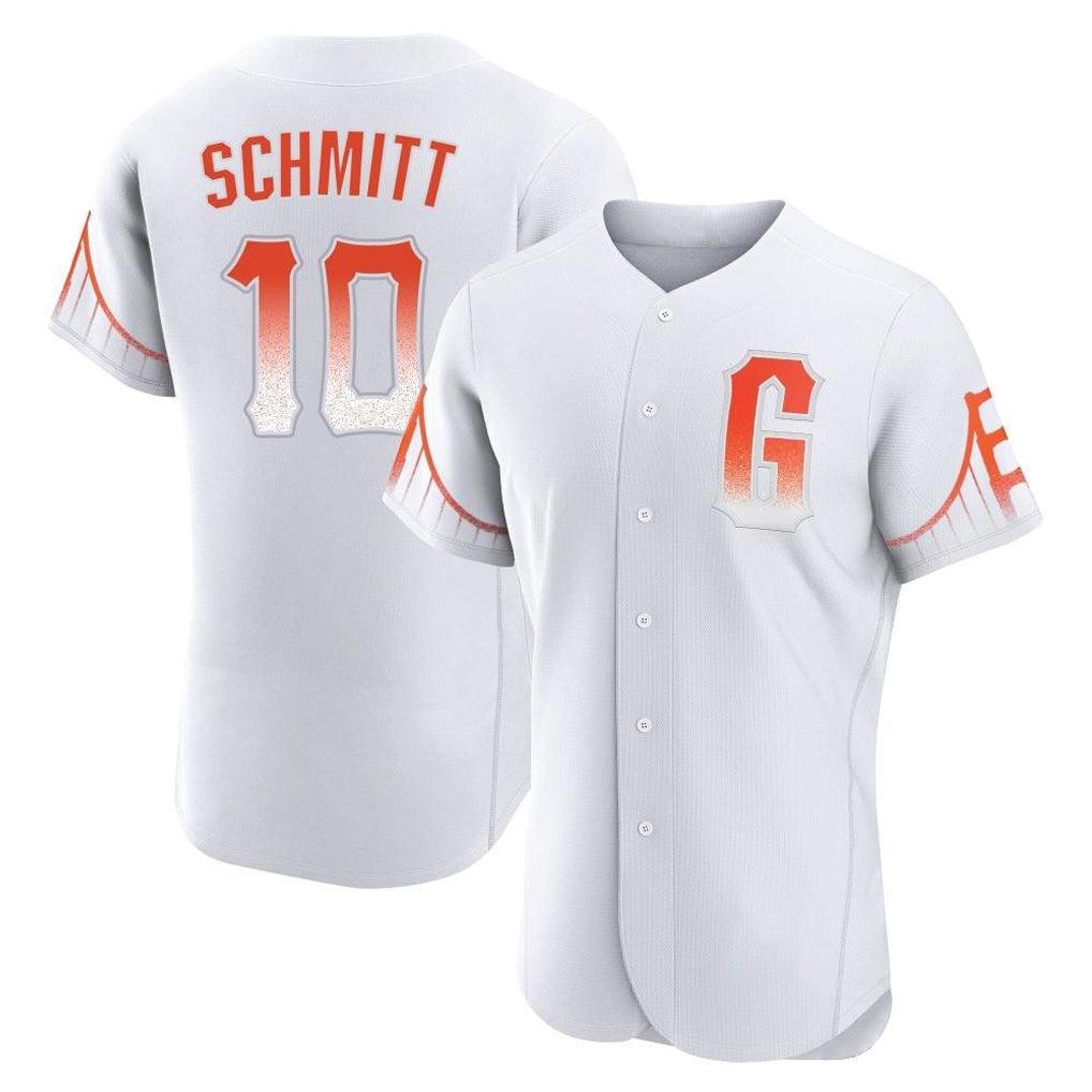 Davalo SF.Giants #10 Casey Schmitt Player White City Connect Home Limited Elite Stitched Jerseys