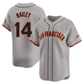 Davalo SF.Giants #14 Patrick Bailey Player Gray Home Limited Stitched Jerseys