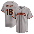 Davalo SF.Giants #16 Rafael Devers Player Gray Home Limited Stitched Jerseys