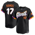 Davalo SF.Giants #17 Heliot Ramos Player Black 2025 City Connect Home Limited Stitched Jerseys