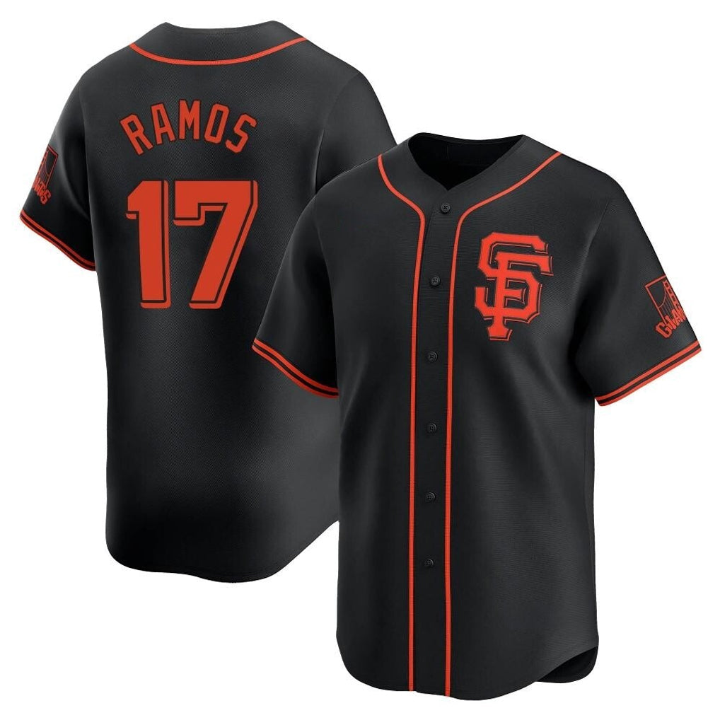 Davalo SF.Giants #17 Heliot Ramos Player Black 2026 Home Limited Stitched Jerseys
