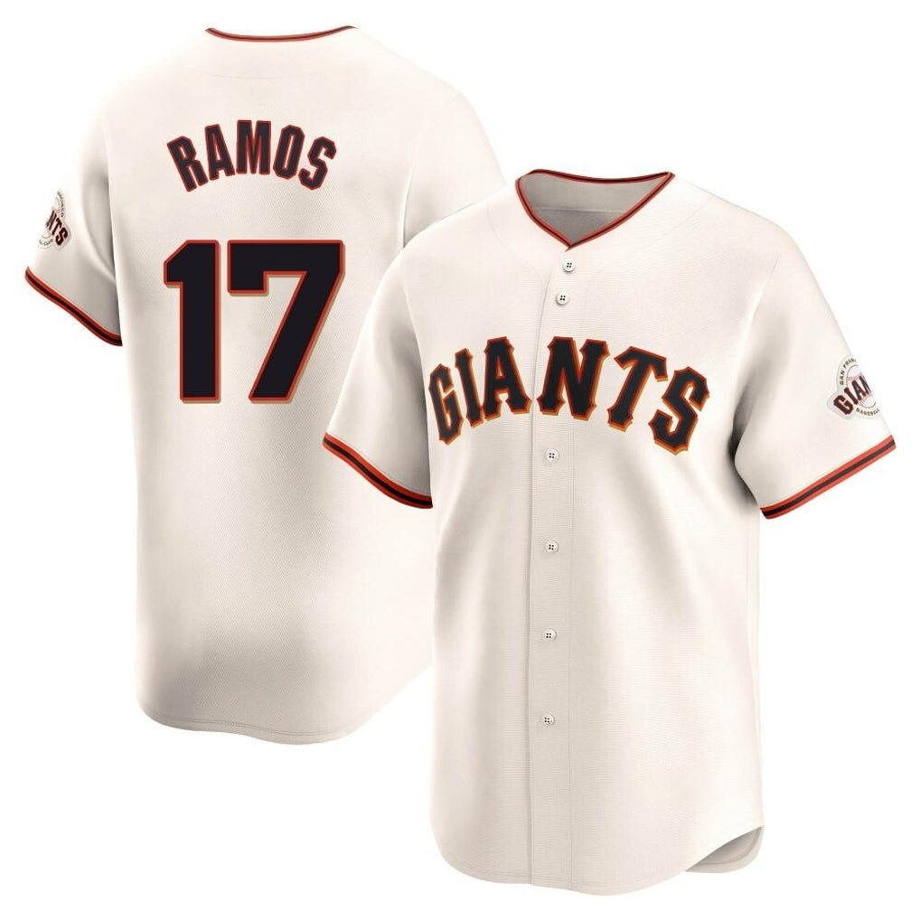 Davalo SF.Giants #17 Heliot Ramos Player Cream Home Limited Stitched Jerseys