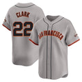 Davalo SF.Giants #22 Will Clark Player Gray Home Limited Stitched Jerseys