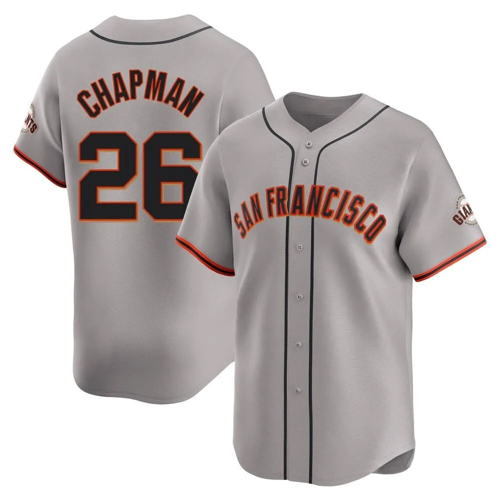Davalo SF.Giants #26 Matt Chapman Player Gray Home Limited Stitched Jerseys