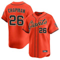 Davalo SF.Giants #26 Matt Chapman Player Orange Home Limited Stitched Jerseys