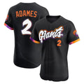 Davalo SF.Giants #2 Willy Adames Player Black 2025 City Connect Home Limited Elite Stitched Jerseys