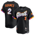 Davalo SF.Giants #2 Willy Adames Player Black 2025 City Connect Home Limited Stitched Jerseys