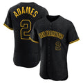 Davalo SF.Giants #2 Willy Adames Player Black Snake Skin City Limited Elite Stitched Jerseys