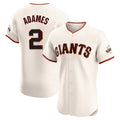 Davalo SF.Giants #2 Willy Adames Player Cream Home Limited Elite Stitched Jerseys