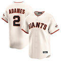 Davalo SF.Giants #2 Willy Adames Player Cream Home Limited Stitched Jerseys