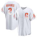 Davalo SF.Giants #2 Willy Adames Player White City Connect Home Game Stitched Jerseys