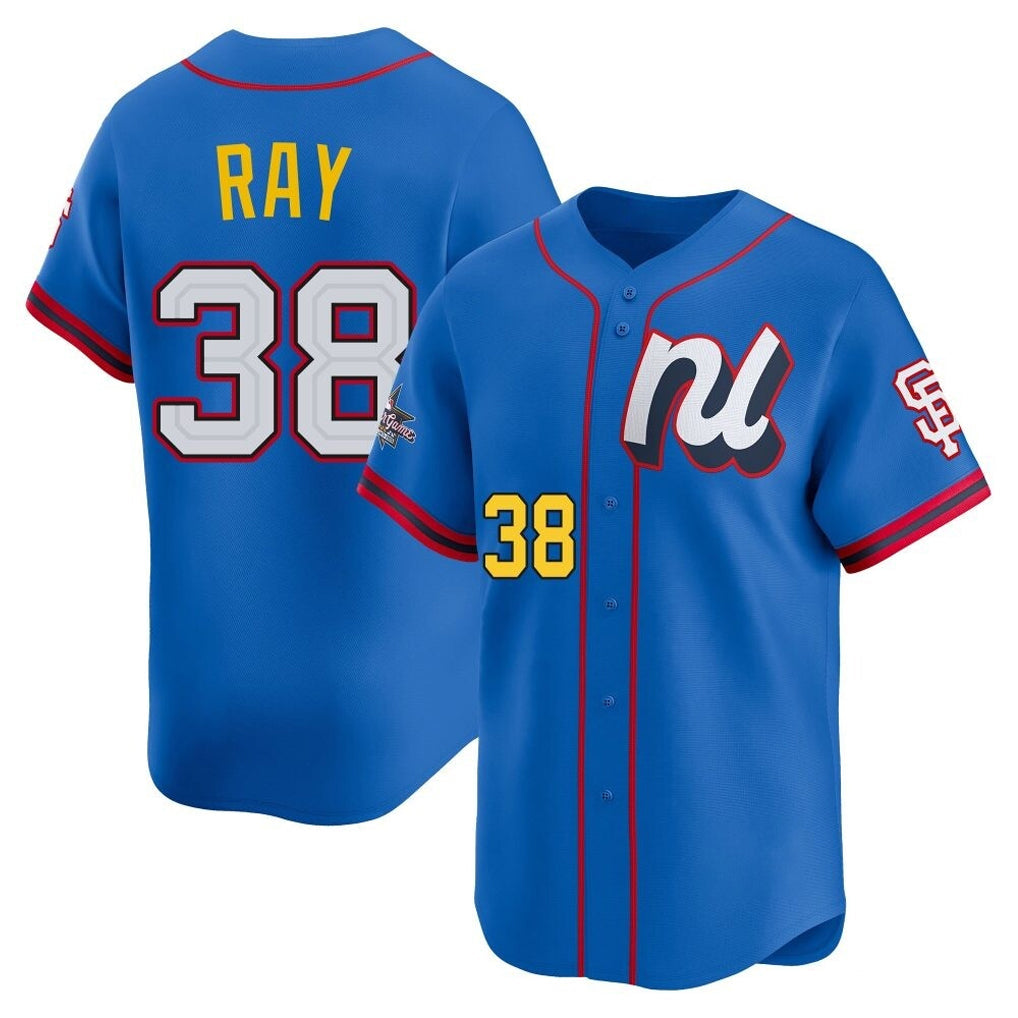 Davalo SF.Giants #38 Robbie Ray Player Blue National League All-Star Edition Limited Stitched Jerseys