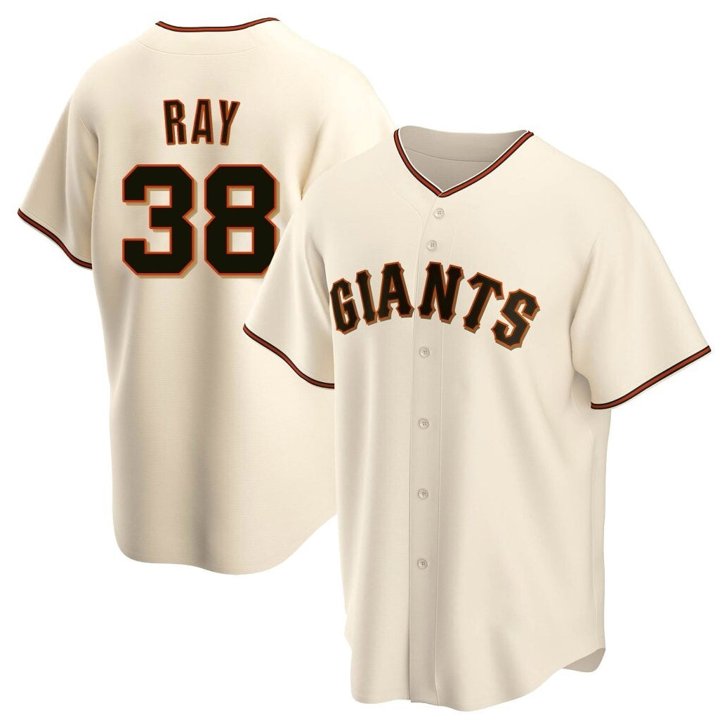 Davalo SF.Giants #38 Robbie Ray Player Cream Home Game Stitched Jerseys