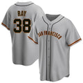 Davalo SF.Giants #38 Robbie Ray Player Gray Home Game Stitched Jerseys