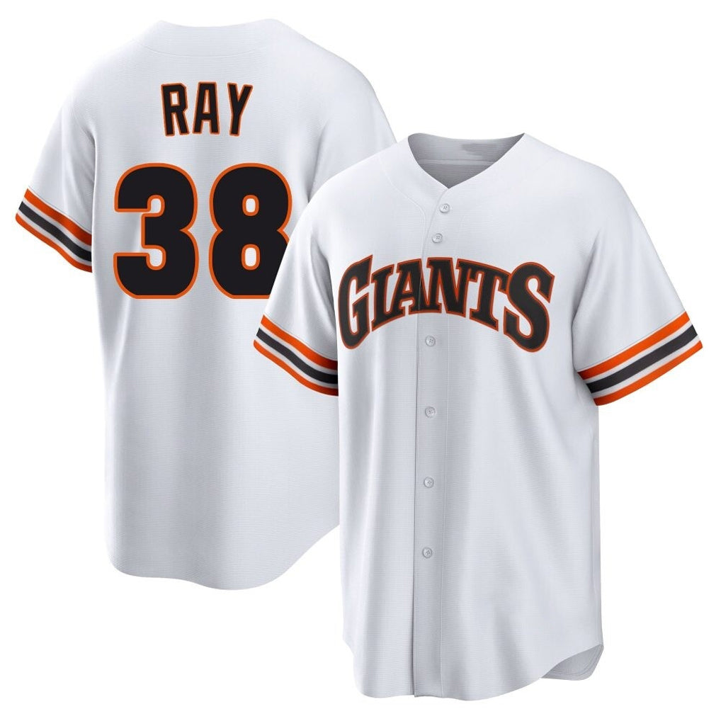 Davalo SF.Giants #38 Robbie Ray Player White Home Game Stitched Jerseys