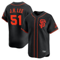 Davalo SF.Giants #51 Jung Hoo Lee Player Black 2026 Home Limited Stitched Jerseys