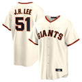 Davalo SF.Giants #51 Jung Hoo Lee Player Cream Home Game Stitched Jerseys