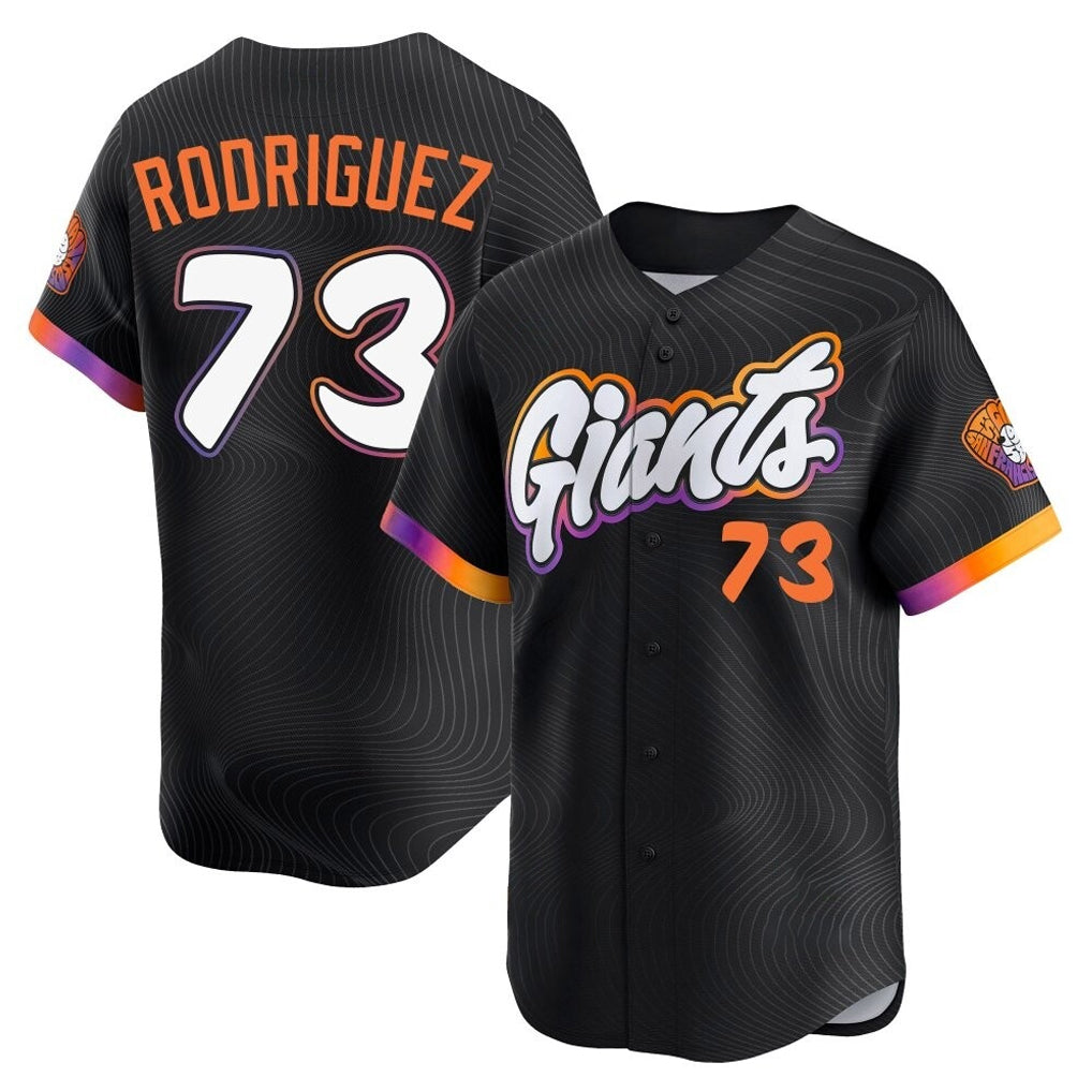 Davalo SF.Giants #73 Randy Rodriguez Player Black City Connect Home Limited Stitched Jerseys