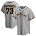Davalo SF.Giants #73 Randy Rodriguez Player Gray Home Game Stitched Jerseys