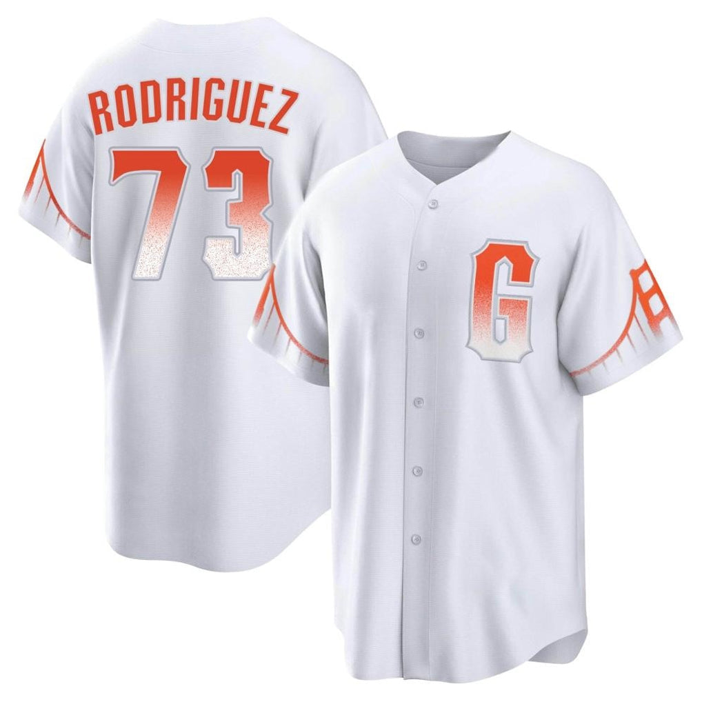 Davalo SF.Giants #73 Randy Rodriguez Player White City Connect Home Game Stitched Jerseys