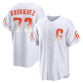 Davalo SF.Giants #73 Randy Rodriguez Player White City Connect Home Game Stitched Jerseys