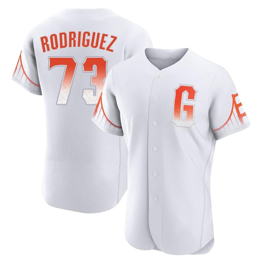 Davalo SF.Giants #73 Randy Rodriguez Player White City Connect Home Limited Elite Stitched Jerseys