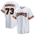 Davalo SF.Giants #73 Randy Rodriguez Player White Home Game Stitched Jerseys