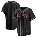 Davalo SF.Giants Blank Player Black Fashion Home Game Stitched Jerseys