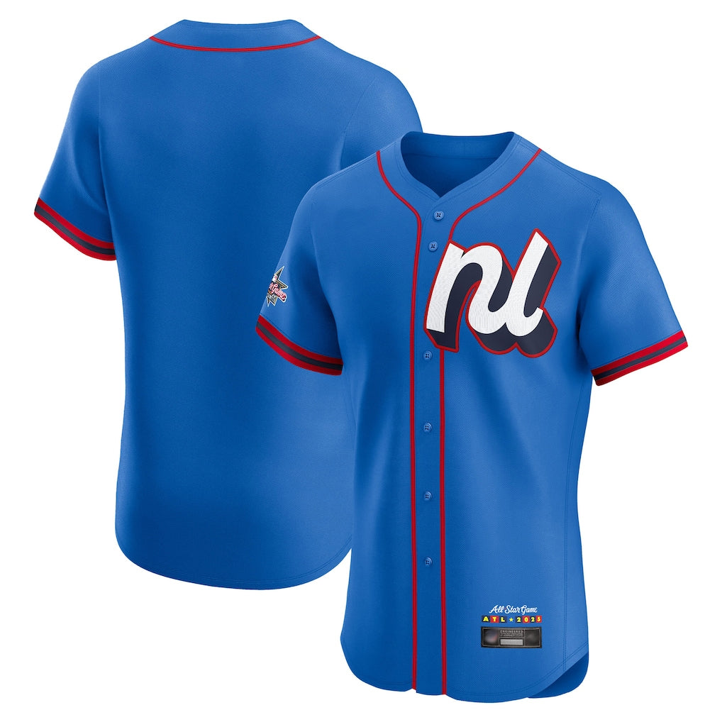 Davalo SF.Giants Blank Player Blue National League All-Star Edition Limited Elite Stitched Jerseys