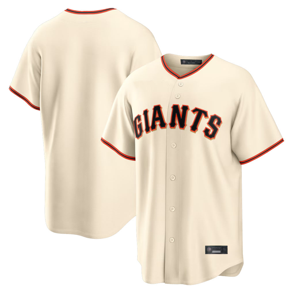 Davalo SF.Giants ## Giants Blank Player Cream Home Game Stitched Jerseys