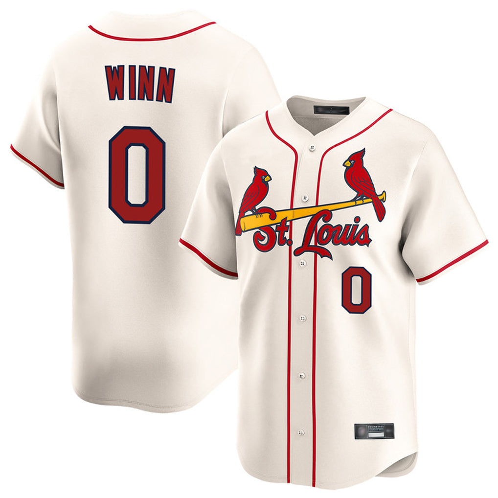 Davalo St. Louis Cardinals #0 Masyn Winn Player Cream Home Limited Stitched Jerseys